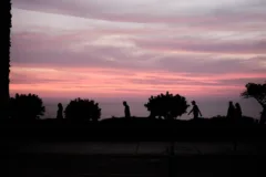 Sunset seen from El Malecón, Lima