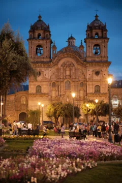 Basilica Menor de la Merced in Cusco, Peru.