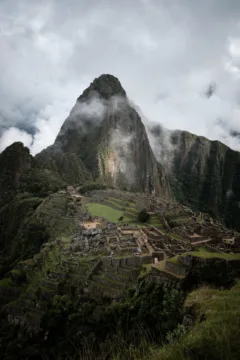 Views of Machu Picchu and the surrounding mountains.