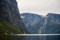 Western Brook Pond Fjord in Gros Morne National Park, Newfoundland.