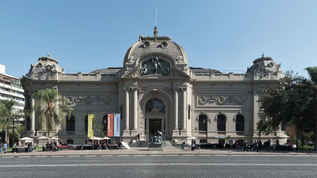 National Museum of Fine Arts in Parque Forestal, Santiago, Chile.