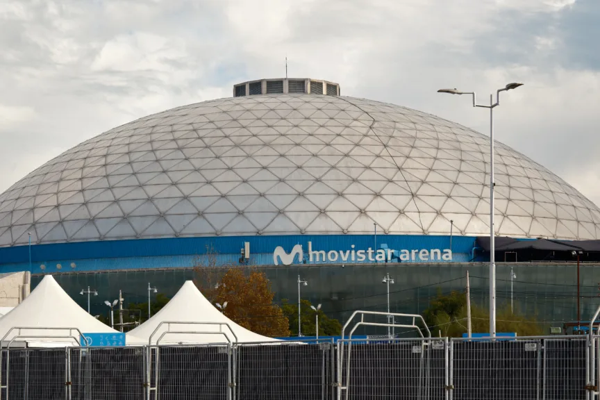 Movistar Arena in Parque O'Higgins, Santiago, Chile.