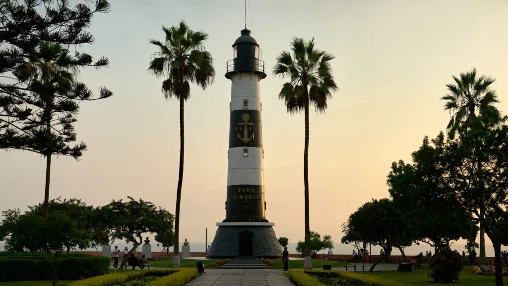 A lighthouse in Miraflores, Lima.